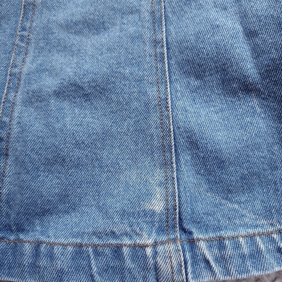 Vintage 80s 90s Together Braided Denim Jacket and Jeans set - Picture 13 of 16